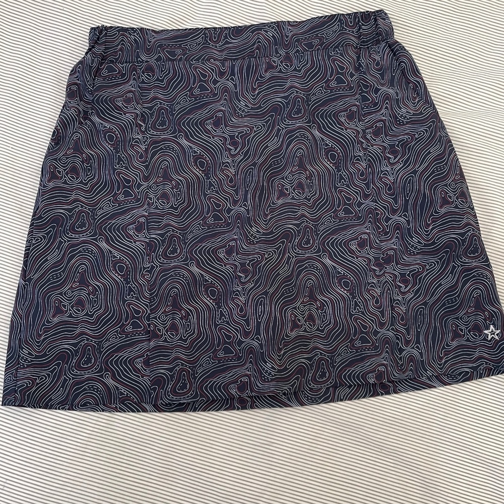 Lohla Sport Women’s Golf Skirt/Skort Ink Swirl‎ Blue Red White size 6